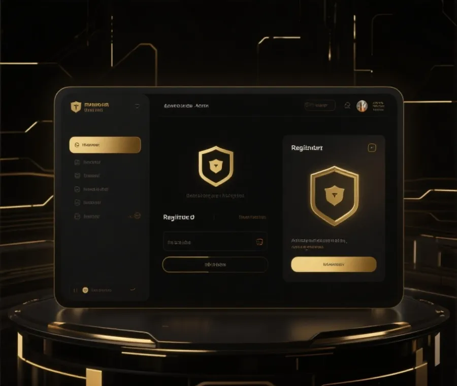 官方注册入口安全校验界面示意图